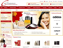 Tablet Screenshot of ceedfragrance.com